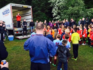 Clarkson of Glasgow: always on hand to help a good cause 1 Uddingston's Moorlands youth football team and their 7.5 ton Luton box van from Clarkson of Glasgow