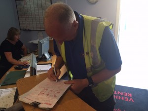 Les Jessiman of Clarkson Vehicle Hire, Glasgow