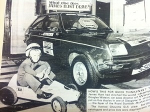 Hard proof that I'm motor trade born & bred... 1 Barry Clarkson, Clarkson Vehicle Rental, Glasgow