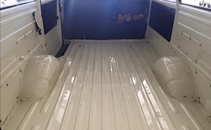 We love the old & the new... 3 1978 Toyota Lite Ace day van interior