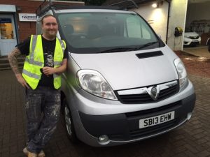 This van is NOT his new baby... 1 van hire east kilbride customer