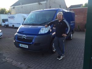 Always look back and feel proud of what you've achieved 4 Clarksons van hire and sales Falkirk customer