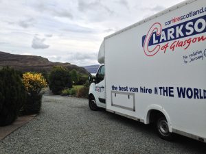 Clarksons play a part in one couple's life changing experience... 2 Movano Lo-Loader box van hire